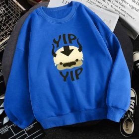 Man New Fleece Sweatshirts Avatar The Last Airbender (Option: 02.Blue-S)